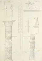 An illustration from L'architettura antica descritta e dimostrata coi monumenti ... : opera divisa in tre sezioni risguardanti la storia, la teorica, e le pratiche dell' architettura egiziana, greca e romana (1830)