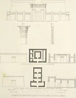 Picture 39 of 179 from L'architettura antica descritta e dimostrata coi monumenti ... : opera divisa in tre sezioni risguardanti la storia, la teorica, e le pratiche dell' architettura egiziana, greca e romana (1830), leaf 86