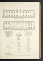 An illustration from L'architettura antica descritta e dimostrata coi monumenti ... : opera divisa in tre sezioni risguardanti la storia, la teorica, e le pratiche dell' architettura egiziana, greca e romana (1830)