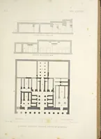 An illustration from L'architettura antica descritta e dimostrata coi monumenti ... : opera divisa in tre sezioni risguardanti la storia, la teorica, e le pratiche dell' architettura egiziana, greca e romana (1830)