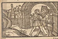 Picture 19 of 30 from Le catalogve des villes et citez assises es trois Gavles : auec le bastiment, erection, & fondation d'icelles : plus vn traicté de la proprieté des bains, fleuues, & fontaines admirables (1575), leaf 151