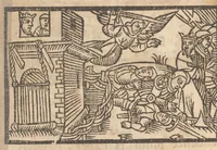 Picture 21 of 30 from Le catalogve des villes et citez assises es trois Gavles : auec le bastiment, erection, & fondation d'icelles : plus vn traicté de la proprieté des bains, fleuues, & fontaines admirables (1575), leaf 155