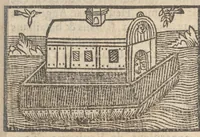 Picture 4 of 30 from Le catalogve des villes et citez assises es trois Gavles : auec le bastiment, erection, & fondation d'icelles : plus vn traicté de la proprieté des bains, fleuues, & fontaines admirables (1575), leaf 33