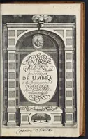 Picture 3 of 27 from Andreæ Alberti duo libri : prior, De perspectiva, cum & præter arithmeticam inventa : posterior, De umbra ad eam pertinente (1671), leaf 6