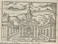An illustration from Emblematvm clarissimi viri D. Andreæ Alcati [i.e. Alciati] libri II : additæ sunt aliquot in altero libro figuræ (1567)