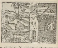 An illustration from Emblematvm clarissimi viri D. Andreæ Alcati [i.e. Alciati] libri II : additæ sunt aliquot in altero libro figuræ (1567)