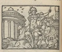 An illustration from Emblematvm clarissimi viri D. Andreæ Alcati [i.e. Alciati] libri II : additæ sunt aliquot in altero libro figuræ (1567)