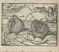 Picture 14 of 32 from Emblematvm clarissimi viri D. Andreæ Alcati [i.e. Alciati] libri II : additæ sunt aliquot in altero libro figuræ (1567), leaf 63