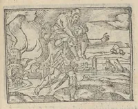 An illustration from Emblematvm clarissimi viri D. Andreæ Alcati [i.e. Alciati] libri II : additæ sunt aliquot in altero libro figuræ (1567)