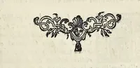 An illustration from Dialogo della pittura di M. Lodovico Dolce, intitolato l'Aretino : nel quale si ragiona della dignità di essa pittura, e di tutte le parti necessarie, che a perfetto pittore si acconvengono : con esempi di pittori antichi, e moderni : e nel fine si fa menzione delle virtù, e delle opere del divin Tiziano = Dialogue sur la peinture de Lovis Dolce, intitulè l'Aretin : dans le quel on traitte de l'excellence de la peinture, & de toutes les qualités necessaires au bon peintre : avec les exemples des peintres anciens, & modernes : à la fin on y parle du merite, & des ouvrages du divin Titien (1735)