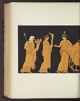 An illustration from Élite des monuments céramographiques; matériaux pour l'histoire des religions et des moeurs de l'antiquité; (1844)