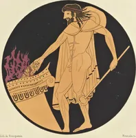 An illustration from Élite des monuments céramographiques; matériaux pour l'histoire des religions et des moeurs de l'antiquité; (1844)
