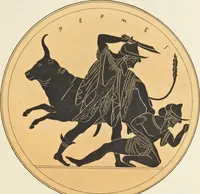 An illustration from Élite des monuments céramographiques; matériaux pour l'histoire des religions et des moeurs de l'antiquité; (1844)