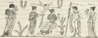 An illustration from Élite des monuments céramographiques; matériaux pour l'histoire des religions et des moeurs de l'antiquité; (1844)