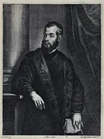 Picture 13 of 30 from Davidis Teniers Antverpiensis, pictoris, et a cubiculis ser.mis principibus Leopoldo Guil. archiduci et Ioanni Austriaco, Theatrum pictorium : in quo exhibentur ipsius manu delineatae, eiusque curâ in aes incisae picturae, archetipae italicae, quas ipse ser.mus archidux in pinacothecam suam Bruxellis collegit (1673), leaf 170