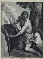 Picture 24 of 30 from Davidis Teniers Antverpiensis, pictoris, et a cubiculis ser.mis principibus Leopoldo Guil. archiduci et Ioanni Austriaco, Theatrum pictorium : in quo exhibentur ipsius manu delineatae, eiusque curâ in aes incisae picturae, archetipae italicae, quas ipse ser.mus archidux in pinacothecam suam Bruxellis collegit (1673), leaf 350