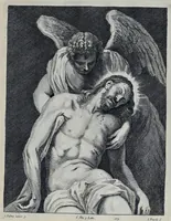 Picture 25 of 30 from Davidis Teniers Antverpiensis, pictoris, et a cubiculis ser.mis principibus Leopoldo Guil. archiduci et Ioanni Austriaco, Theatrum pictorium : in quo exhibentur ipsius manu delineatae, eiusque curâ in aes incisae picturae, archetipae italicae, quas ipse ser.mus archidux in pinacothecam suam Bruxellis collegit (1673), leaf 356