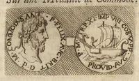 An illustration from Recherches curieuses d'antiquité, contenues en plusieurs dissertations sur des medailles, bas-reliefs, statues, mosaiques, & inscriptions antiques : enrichies d'un grand nombre de figures en taille douce (1683)