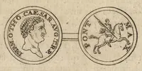 Picture 28 of 54 from Recherches curieuses d'antiquité, contenues en plusieurs dissertations sur des medailles, bas-reliefs, statues, mosaiques, & inscriptions antiques : enrichies d'un grand nombre de figures en taille douce (1683), leaf 392