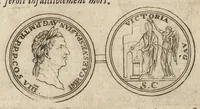 An illustration from Recherches curieuses d'antiquité, contenues en plusieurs dissertations sur des medailles, bas-reliefs, statues, mosaiques, & inscriptions antiques : enrichies d'un grand nombre de figures en taille douce (1683)