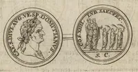 An illustration from Recherches curieuses d'antiquité, contenues en plusieurs dissertations sur des medailles, bas-reliefs, statues, mosaiques, & inscriptions antiques : enrichies d'un grand nombre de figures en taille douce (1683)