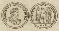 An illustration from Recherches curieuses d'antiquité, contenues en plusieurs dissertations sur des medailles, bas-reliefs, statues, mosaiques, & inscriptions antiques : enrichies d'un grand nombre de figures en taille douce (1683)