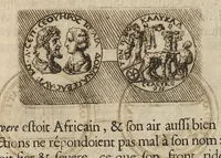 Picture 40 of 54 from Recherches curieuses d'antiquité, contenues en plusieurs dissertations sur des medailles, bas-reliefs, statues, mosaiques, & inscriptions antiques : enrichies d'un grand nombre de figures en taille douce (1683), leaf 410