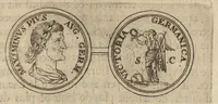 Picture 43 of 54 from Recherches curieuses d'antiquité, contenues en plusieurs dissertations sur des medailles, bas-reliefs, statues, mosaiques, & inscriptions antiques : enrichies d'un grand nombre de figures en taille douce (1683), leaf 414