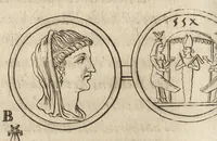 An illustration from Recherches curieuses d'antiquité, contenues en plusieurs dissertations sur des medailles, bas-reliefs, statues, mosaiques, & inscriptions antiques : enrichies d'un grand nombre de figures en taille douce (1683)