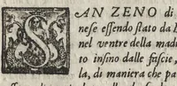 An illustration from Historia di S. Zeno vescovo di Verona et martire (1597)