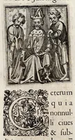 An illustration from Henrici Günteri Thülemarii ... Tractatio de Bulla Aurea, argentea, plumbea et cerea in genere, nec non in specie : de Aurea bulla Caroli IV imperatoris : Accedunt I. Textus Aureae bullae Caroli IV imper. anno 1356 Norimbergae & Metis sancitae ex autographo francofurtano fideliter descriptus. II. Copia MSti Aureae bullae Carolinae, quod in augustissima Bibliotheca vindobenensi invenitur ... III. & IV. Copiae duarum versionum germanicarum Aureae istius bullae, quae in dicta augustissima Bibliotheca caesarea & Curia francofurtana custodiuntur. V. Aurea bulla Andronici imperatoris constantinopolitani cum notis & addit. VI. Aurea bulla brabantina cum commentar. VII. Capitulatio Maximiliani II imperatoris ex originali, quod in serenissimi electoris palatini archivo adservatur, integra edita (1697)