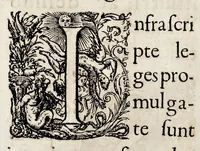 An illustration from Henrici Günteri Thülemarii ... Tractatio de Bulla Aurea, argentea, plumbea et cerea in genere, nec non in specie : de Aurea bulla Caroli IV imperatoris : Accedunt I. Textus Aureae bullae Caroli IV imper. anno 1356 Norimbergae & Metis sancitae ex autographo francofurtano fideliter descriptus. II. Copia MSti Aureae bullae Carolinae, quod in augustissima Bibliotheca vindobenensi invenitur ... III. & IV. Copiae duarum versionum germanicarum Aureae istius bullae, quae in dicta augustissima Bibliotheca caesarea & Curia francofurtana custodiuntur. V. Aurea bulla Andronici imperatoris constantinopolitani cum notis & addit. VI. Aurea bulla brabantina cum commentar. VII. Capitulatio Maximiliani II imperatoris ex originali, quod in serenissimi electoris palatini archivo adservatur, integra edita (1697)
