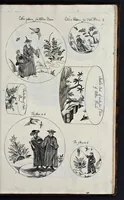 Picture 4 of 17 from A treatise of japaning and varnishing : being a compleat discovery of those arts, with the best way of making all sorts of varnish for japan, wood, prints, or pictures : the method of guilding, burnishing, and lackering, with the art of guilding, separating, and refining metals and of painting mezzo-tinto-prints : also rules for counterfeiting tortoise-shell, and marble, and for staining or dying wood, ivory, and horn : together with above an hundred distinct patterns for japan-work, in imitation of the indians, for tables, stands, frames, cabinets, boxes, &c. (1688), leaf 106