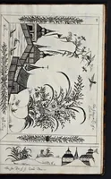 An illustration from A treatise of japaning and varnishing : being a compleat discovery of those arts, with the best way of making all sorts of varnish for japan, wood, prints, or pictures : the method of guilding, burnishing, and lackering, with the art of guilding, separating, and refining metals and of painting mezzo-tinto-prints : also rules for counterfeiting tortoise-shell, and marble, and for staining or dying wood, ivory, and horn : together with above an hundred distinct patterns for japan-work, in imitation of the indians, for tables, stands, frames, cabinets, boxes, &c. (1688)
