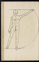 An illustration from Alberti Dureri clarissimi pictoris et geometrae de sym[m]etria partium in rectis formis hu[m]anorum corporum libri in Latinum conuersi (1532)