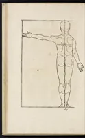 An illustration from Alberti Dureri clarissimi pictoris et geometrae de sym[m]etria partium in rectis formis hu[m]anorum corporum libri in Latinum conuersi (1532)