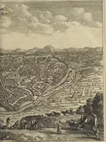 An illustration from Naukeurige beschrijvinge der Afrikaensche gewesten van Egypten, Barbaryen, Libyen, Biledulgerid, Negroslant, Guinea, Ethiopiën, Abyssinie ... : getrokken uit verscheyde hedendaegse lantbeschrijvers en geschriften van bereisde ondersoekers dier landen (1668)