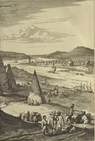 Picture 24 of 144 from Naukeurige beschrijvinge der Afrikaensche gewesten van Egypten, Barbaryen, Libyen, Biledulgerid, Negroslant, Guinea, Ethiopiën, Abyssinie ... : getrokken uit verscheyde hedendaegse lantbeschrijvers en geschriften van bereisde ondersoekers dier landen (1668), leaf 142