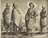 An illustration from Naukeurige beschrijvinge der Afrikaensche gewesten van Egypten, Barbaryen, Libyen, Biledulgerid, Negroslant, Guinea, Ethiopiën, Abyssinie ... : getrokken uit verscheyde hedendaegse lantbeschrijvers en geschriften van bereisde ondersoekers dier landen (1668)