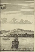 An illustration from Naukeurige beschrijvinge der Afrikaensche gewesten van Egypten, Barbaryen, Libyen, Biledulgerid, Negroslant, Guinea, Ethiopiën, Abyssinie ... : getrokken uit verscheyde hedendaegse lantbeschrijvers en geschriften van bereisde ondersoekers dier landen (1668)