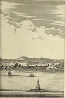 An illustration from Naukeurige beschrijvinge der Afrikaensche gewesten van Egypten, Barbaryen, Libyen, Biledulgerid, Negroslant, Guinea, Ethiopiën, Abyssinie ... : getrokken uit verscheyde hedendaegse lantbeschrijvers en geschriften van bereisde ondersoekers dier landen (1668)