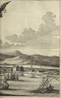 An illustration from Naukeurige beschrijvinge der Afrikaensche gewesten van Egypten, Barbaryen, Libyen, Biledulgerid, Negroslant, Guinea, Ethiopiën, Abyssinie ... : getrokken uit verscheyde hedendaegse lantbeschrijvers en geschriften van bereisde ondersoekers dier landen (1668)