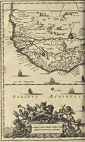 An illustration from Naukeurige beschrijvinge der Afrikaensche gewesten van Egypten, Barbaryen, Libyen, Biledulgerid, Negroslant, Guinea, Ethiopiën, Abyssinie ... : getrokken uit verscheyde hedendaegse lantbeschrijvers en geschriften van bereisde ondersoekers dier landen (1668)
