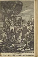 An illustration from Naukeurige beschrijvinge der Afrikaensche gewesten van Egypten, Barbaryen, Libyen, Biledulgerid, Negroslant, Guinea, Ethiopiën, Abyssinie ... : getrokken uit verscheyde hedendaegse lantbeschrijvers en geschriften van bereisde ondersoekers dier landen (1668)