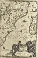 An illustration from Naukeurige beschrijvinge der Afrikaensche gewesten van Egypten, Barbaryen, Libyen, Biledulgerid, Negroslant, Guinea, Ethiopiën, Abyssinie ... : getrokken uit verscheyde hedendaegse lantbeschrijvers en geschriften van bereisde ondersoekers dier landen (1668)