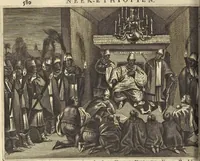 Picture 129 of 144 from Naukeurige beschrijvinge der Afrikaensche gewesten van Egypten, Barbaryen, Libyen, Biledulgerid, Negroslant, Guinea, Ethiopiën, Abyssinie ... : getrokken uit verscheyde hedendaegse lantbeschrijvers en geschriften van bereisde ondersoekers dier landen (1668), leaf 779