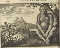 Picture 134 of 144 from Naukeurige beschrijvinge der Afrikaensche gewesten van Egypten, Barbaryen, Libyen, Biledulgerid, Negroslant, Guinea, Ethiopiën, Abyssinie ... : getrokken uit verscheyde hedendaegse lantbeschrijvers en geschriften van bereisde ondersoekers dier landen (1668), leaf 809