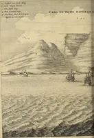 An illustration from Naukeurige beschrijvinge der Afrikaensche gewesten van Egypten, Barbaryen, Libyen, Biledulgerid, Negroslant, Guinea, Ethiopiën, Abyssinie ... : getrokken uit verscheyde hedendaegse lantbeschrijvers en geschriften van bereisde ondersoekers dier landen (1668)