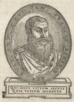 An illustration from Dialogo di M. Nicolo Franco, doue si ragiona delle bellezze. Alla eccellentissima Marchesana del Vasto (1542)