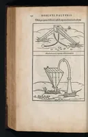 An illustration from En tibi lector Robertvm Valtvrivm, ad illvstrem heroa Sigismvndum Pandulphum Malatestam Ariminensium regem, De re militari libris XII : multò emaculatius, ac picturis, quae plurimae in eo sunt, elegantioribus expressum, quam cum Veronae inter initia artis chalcographicae anno M.cccclxxxiii. inuulgaretur (1532)